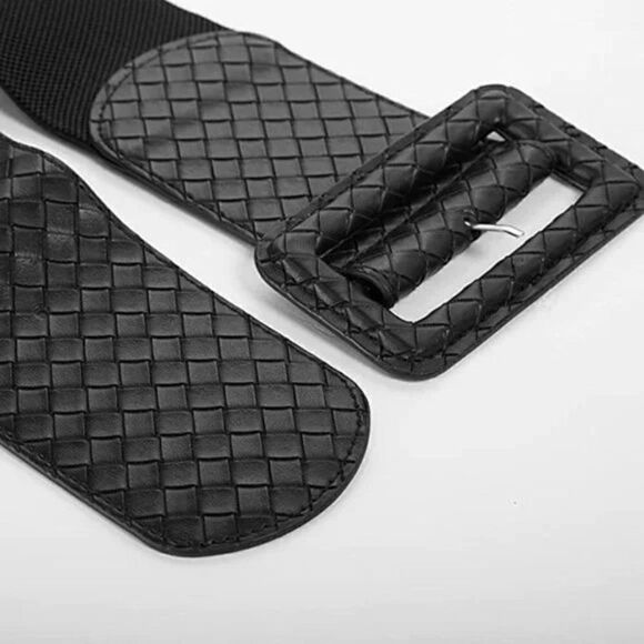 New Stretchy Belt 1950s 3 Inch Wide Elastic Belts - Picture 2 of 5